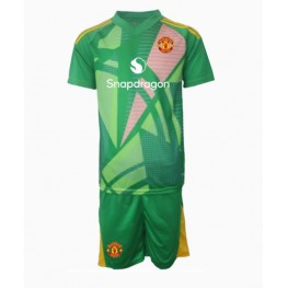 Manchester United Keeper Derde tenue Kids 2024-25 Korte Mouw (+ Korte broeken)